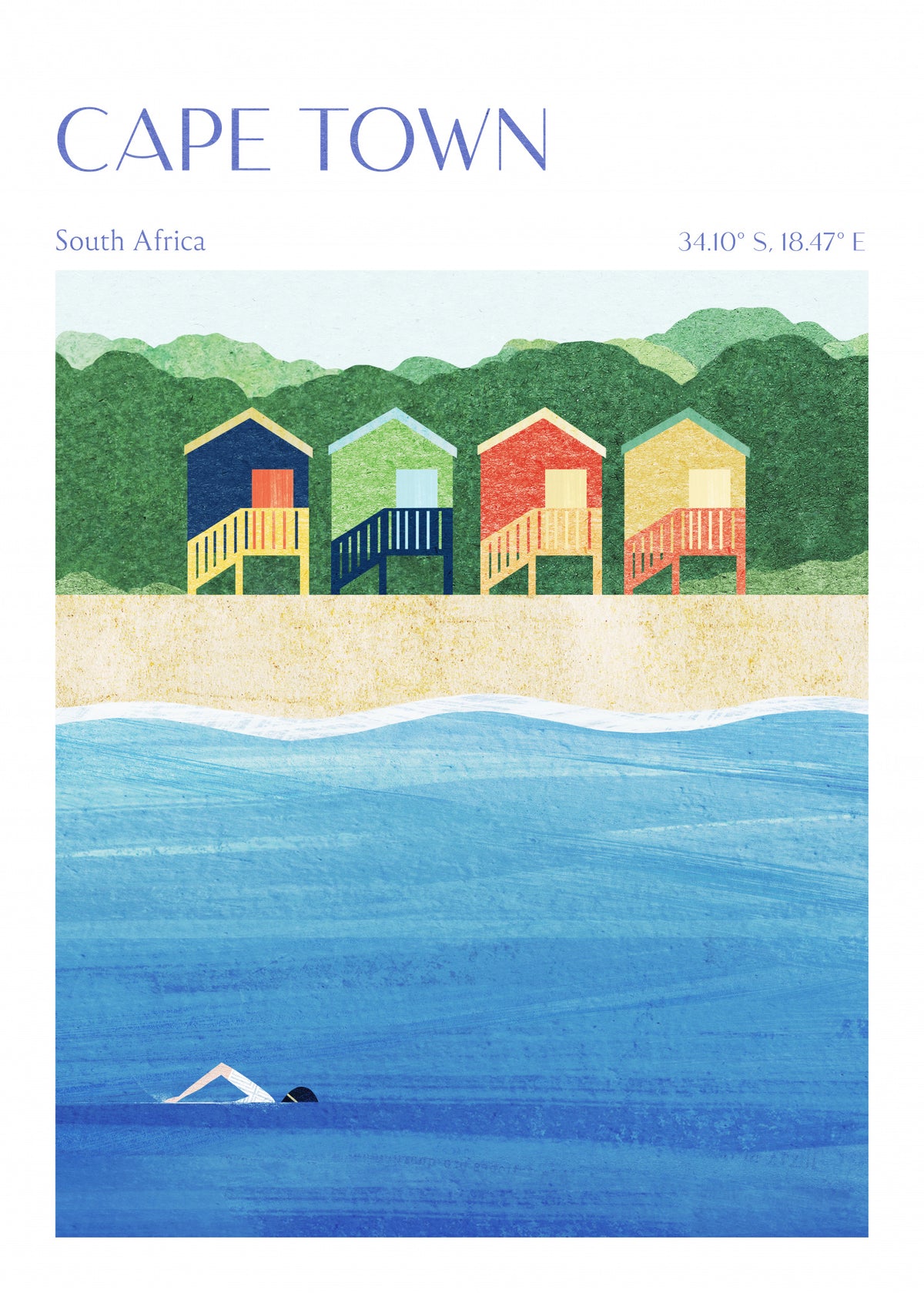 Cape Town, South Africa Poster och Canvastavla