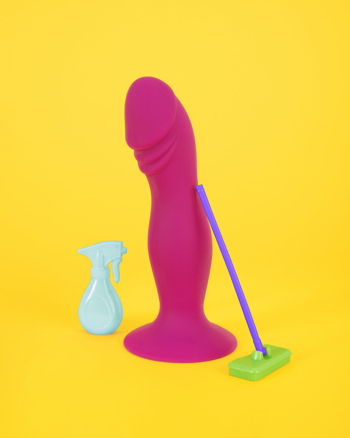 Dildo Cleaning Poster och Canvastavla