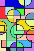 Abstract Circles Collection #3 Poster och Canvastavla