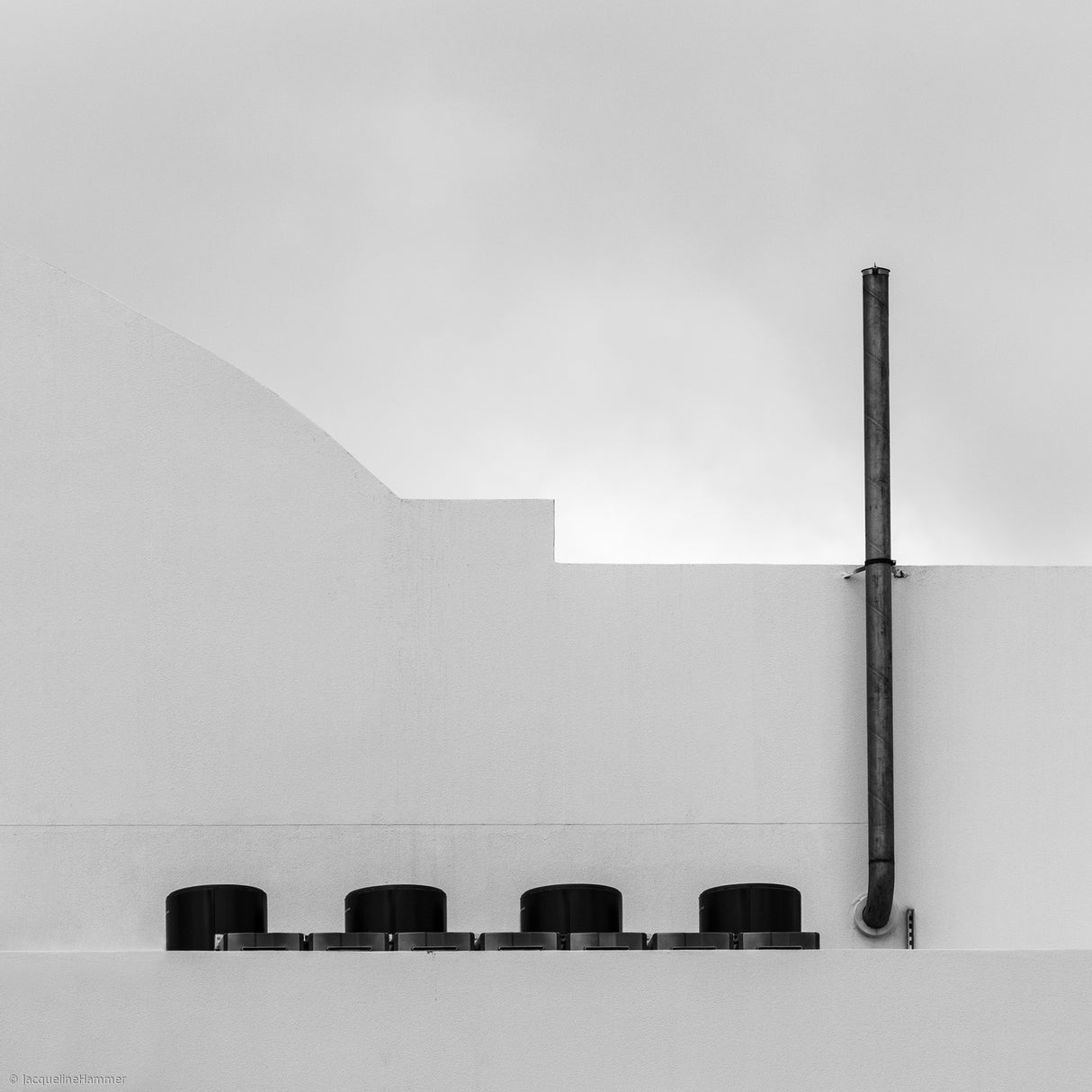 Rooftop Pipes Poster och Canvastavla