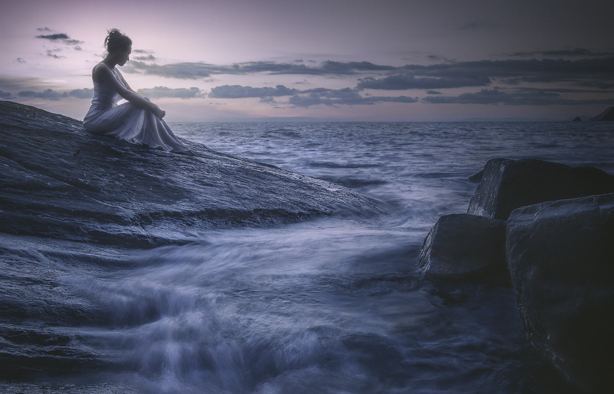 LONELY MERMAID Poster och Canvastavla
