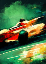 Formula 1 sport art Poster och Canvastavla