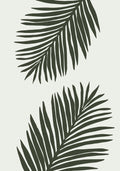 PALM LEAF 04 GREEN Poster och Canvastavla