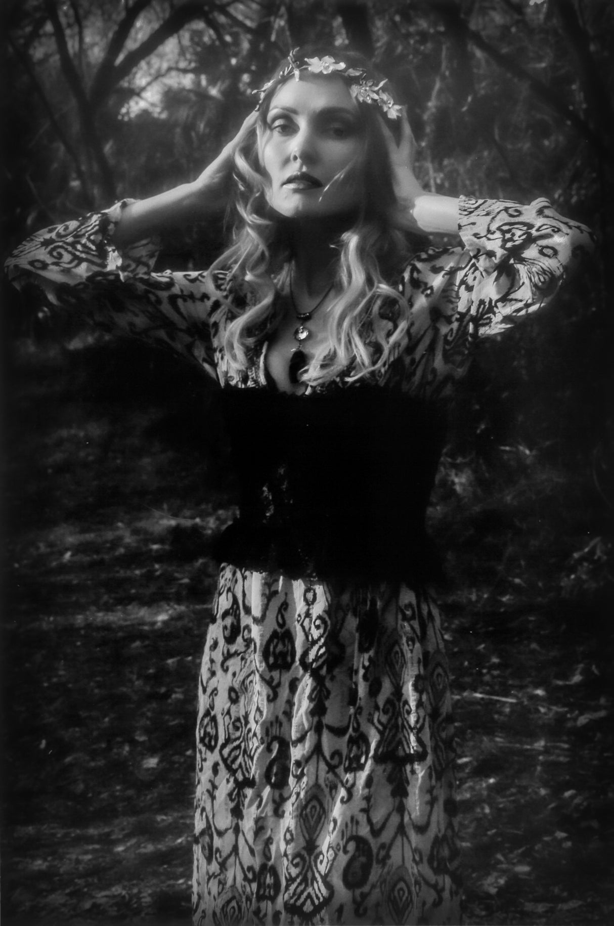 tiara #1 (Photopaper scanned and photoshopped,version2) Poster och Canvastavla