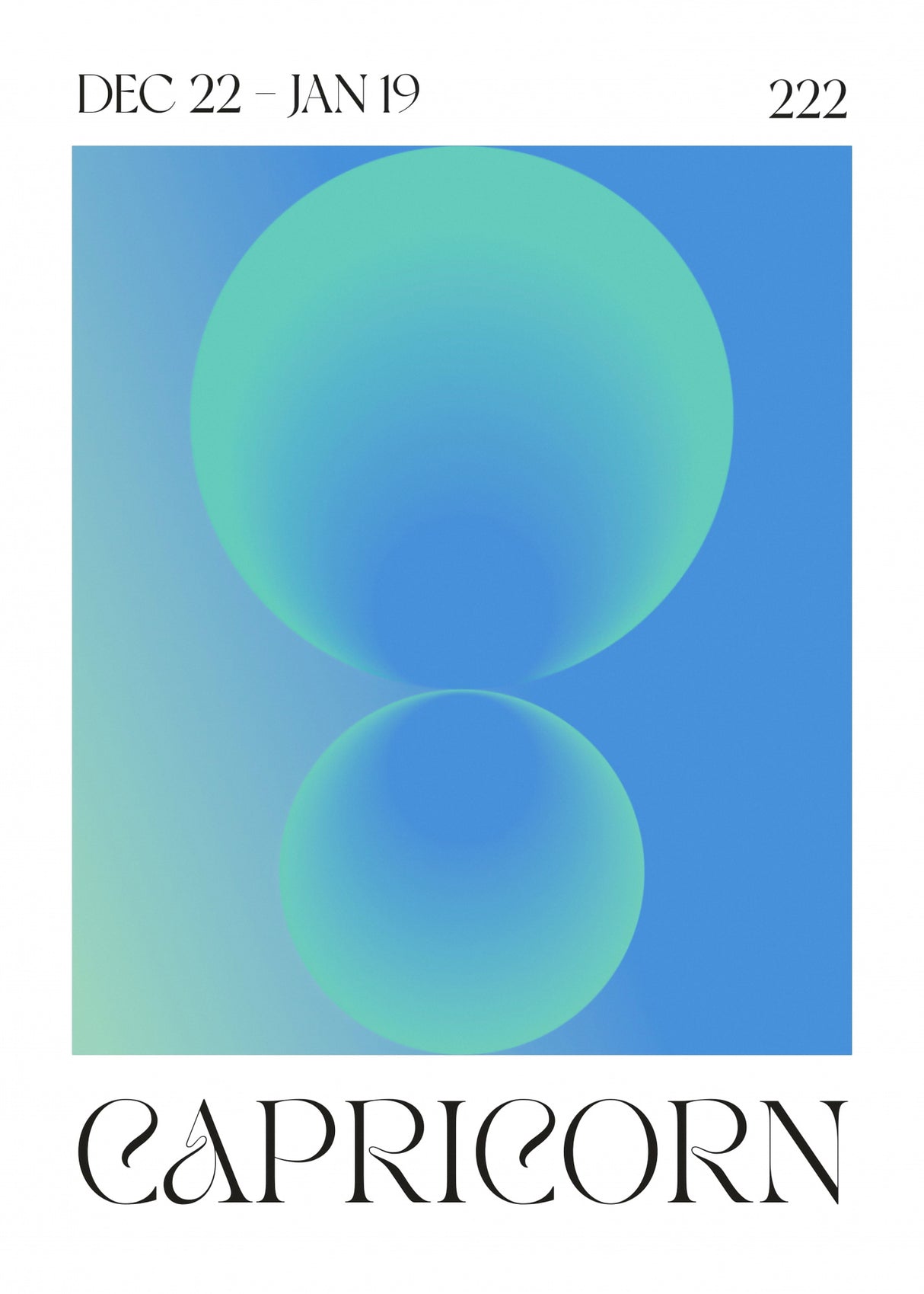 Capricorn Poster och Canvastavla