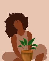 Plant Mom Poster och Canvastavla