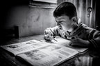 Distance learning, Semyonovka, Armenia Poster och Canvastavla
