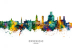 Birkenhead England Skyline Poster och Canvastavla