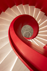 Red handrails Poster och Canvastavla
