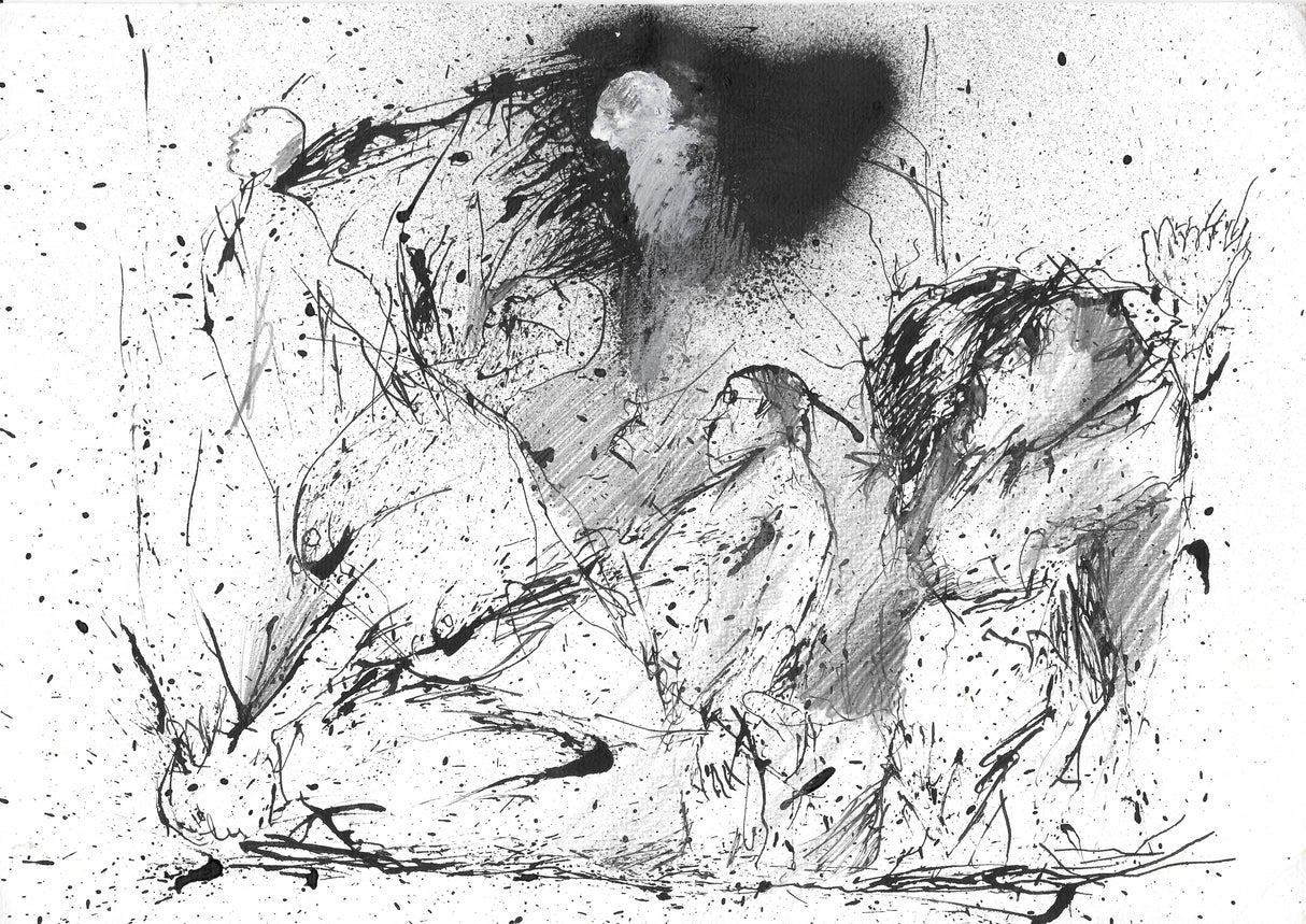 Surrealist Drawing Poster och Canvastavla
