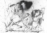 Surrealist Drawing Poster och Canvastavla