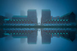 Rotterdam mist... Poster och Canvastavla