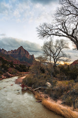 At the end of the day at Zion Poster och Canvastavla