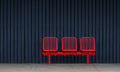 red seats Poster och Canvastavla