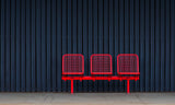 red seats Poster och Canvastavla