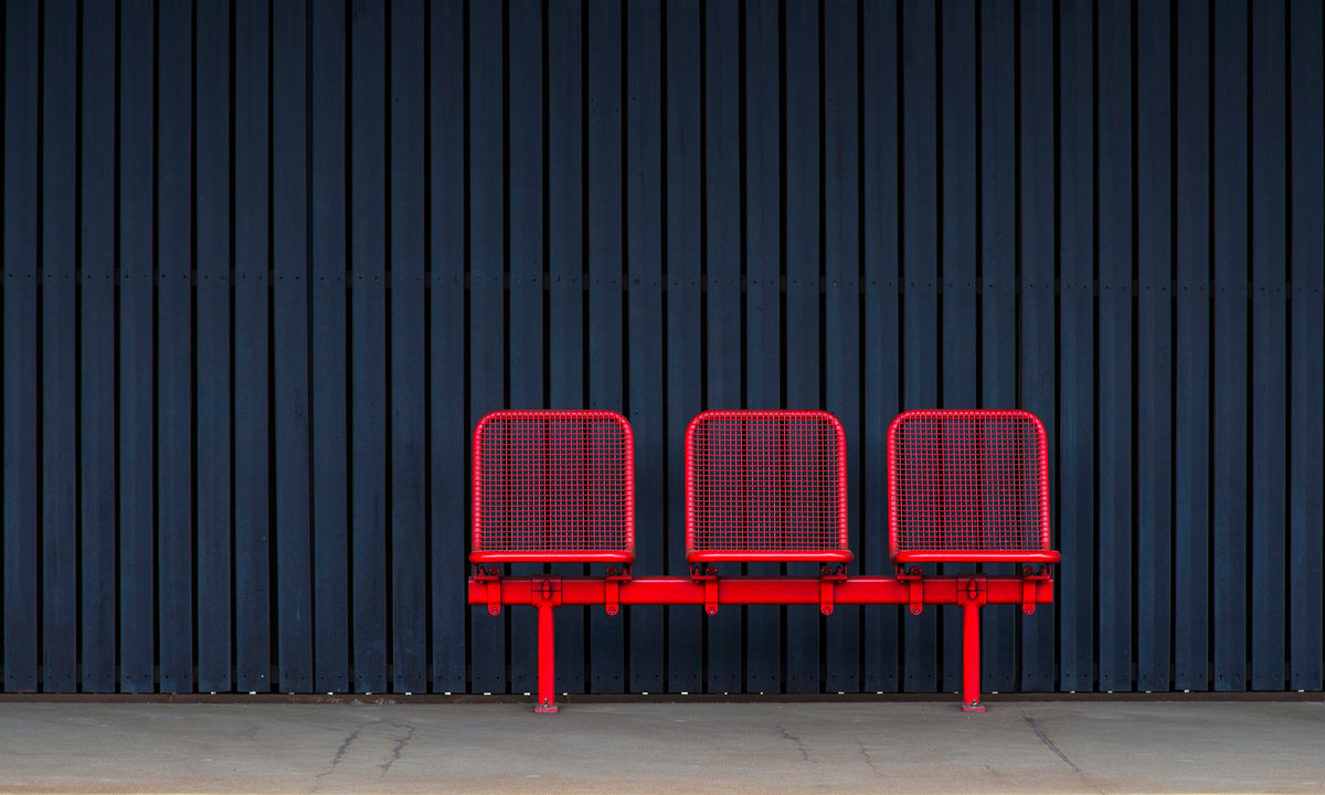 red seats Poster och Canvastavla