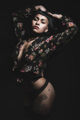 Dark flower Poster och Canvastavla