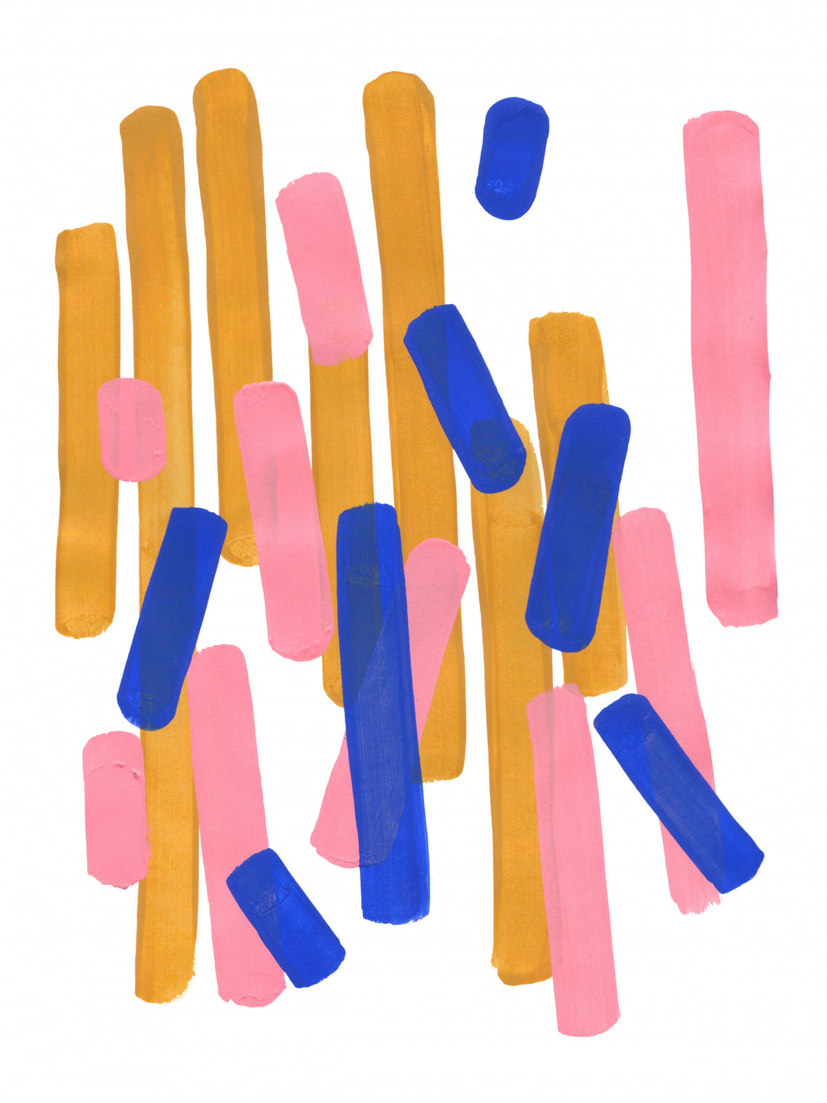 Pink Confetti Poster och Canvastavla