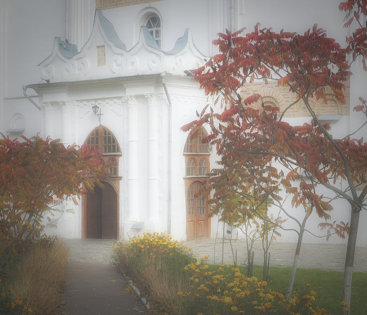 Autumn In Chernihiv Poster och Canvastavla