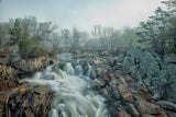 Dawn at Middle Falls Poster och Canvastavla