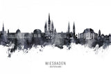 Wiesbaden Germany Skyline Poster och Canvastavla