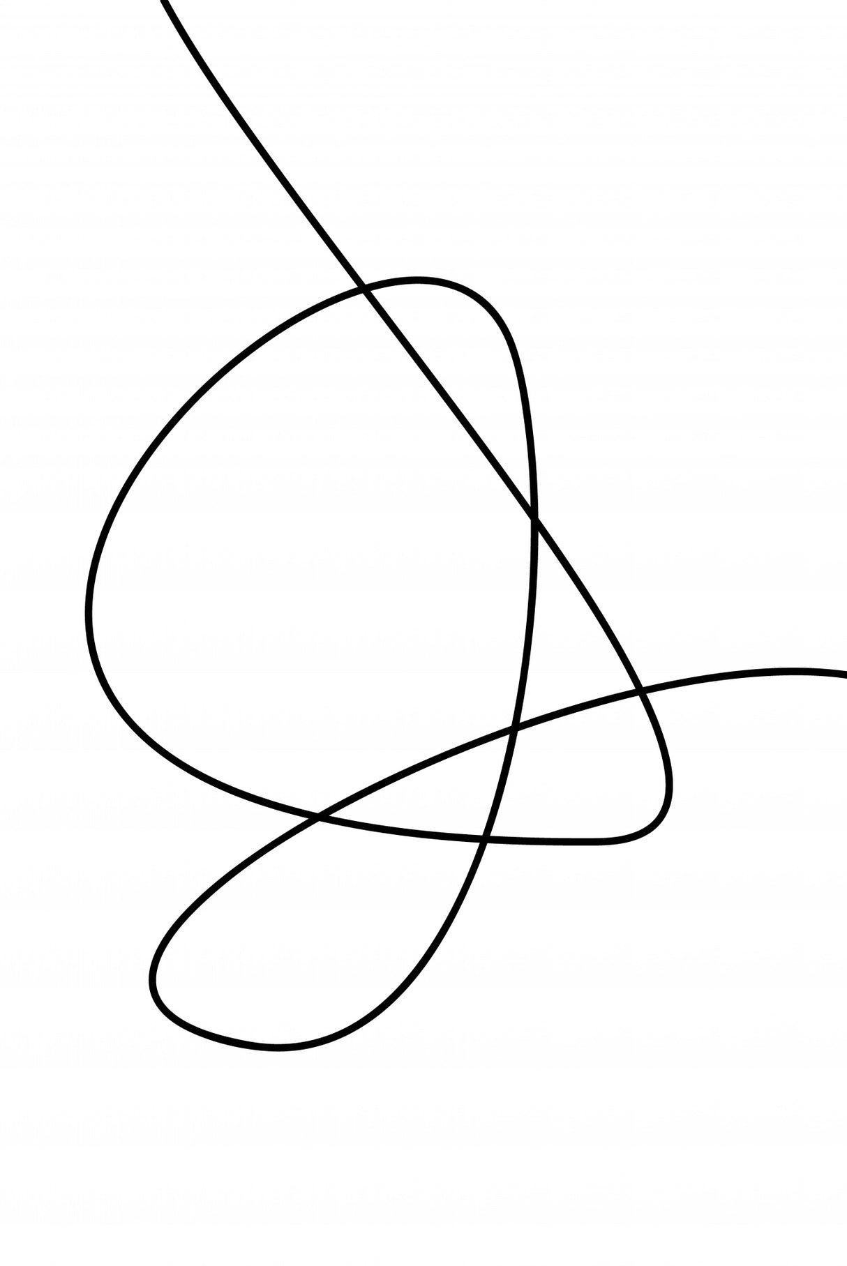 Abstract Line Poster och Canvastavla