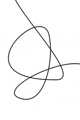 Abstract Line Poster och Canvastavla