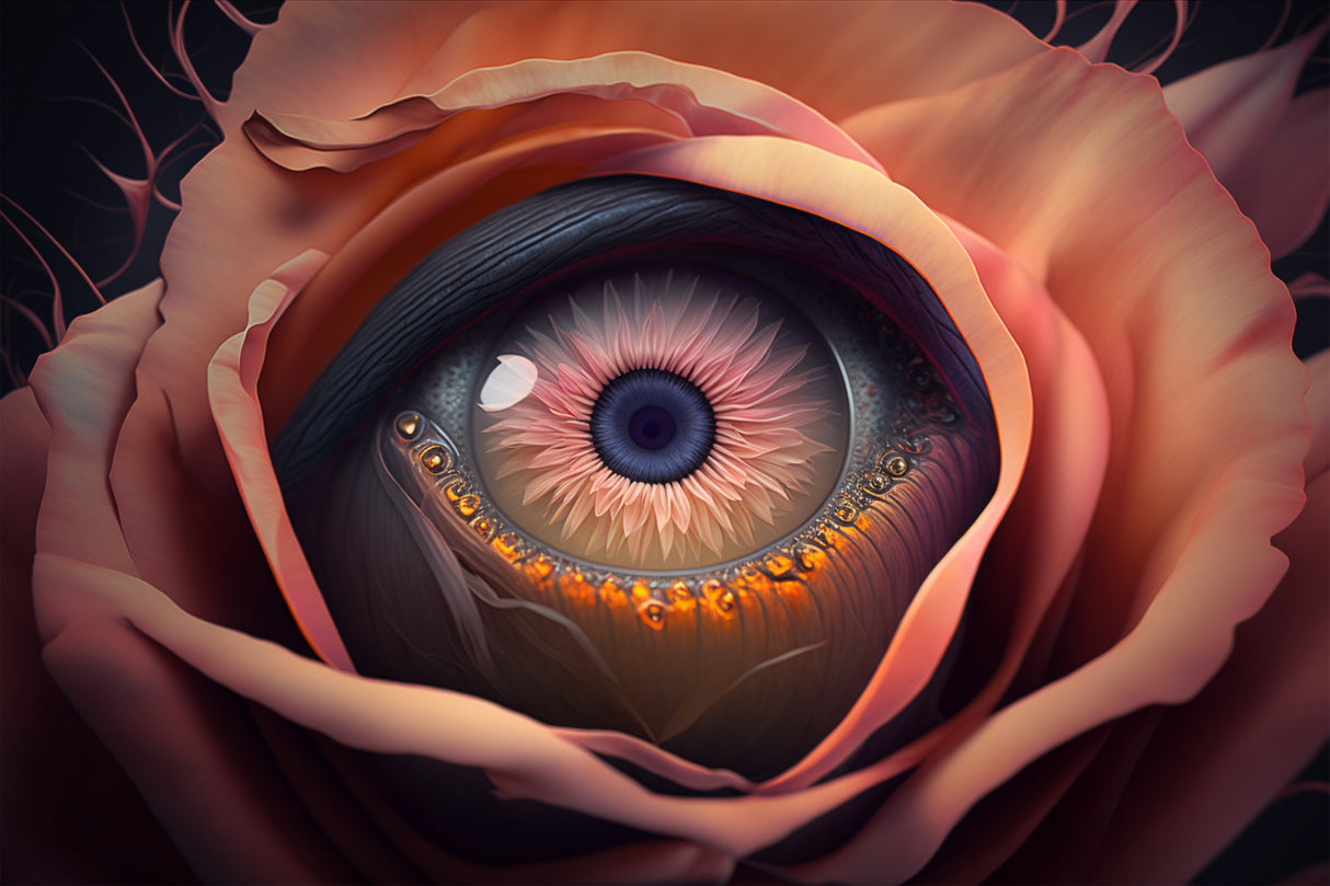 Flower eye Poster och Canvastavla