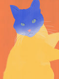 Blue Fur Poster och Canvastavla