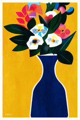 Sunshine Flowers Poster och Canvastavla
