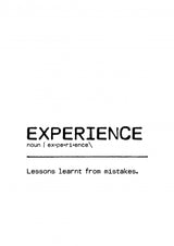 Quote Experience Poster och Canvastavla