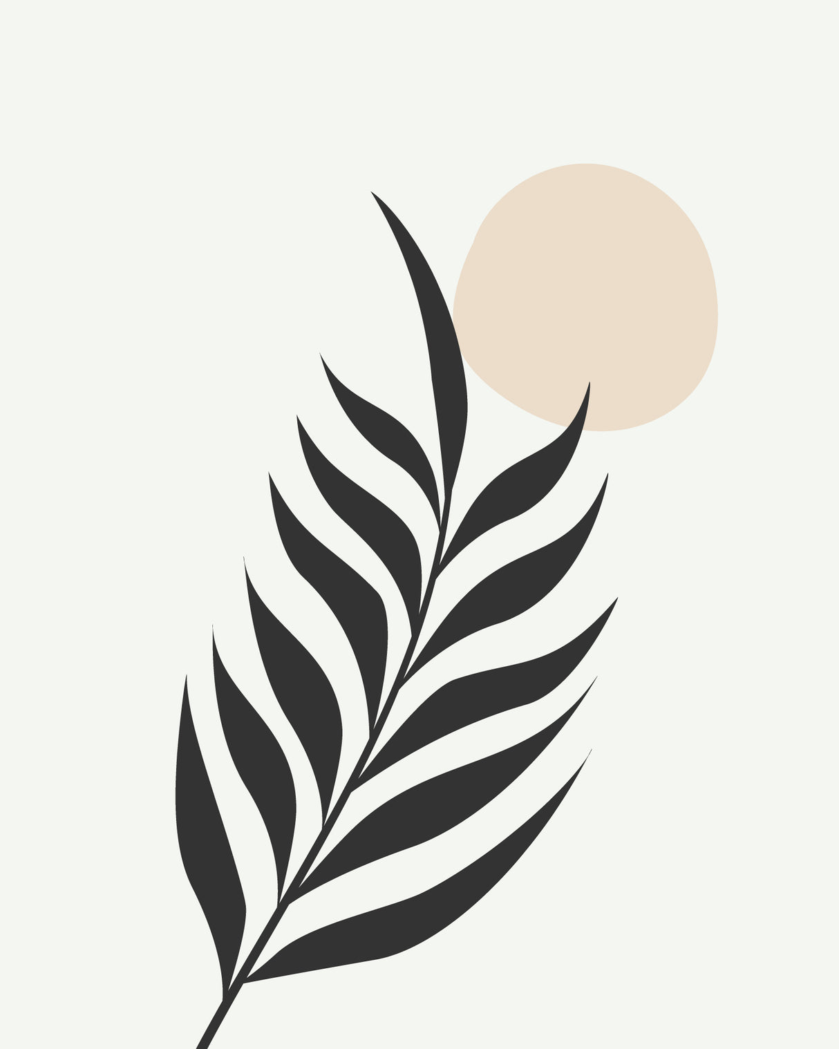 Leaf Sun Poster och Canvastavla