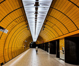 Le bout du tunnel. Poster och Canvastavla