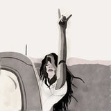 French V Finger Girl 02 Poster och Canvastavla