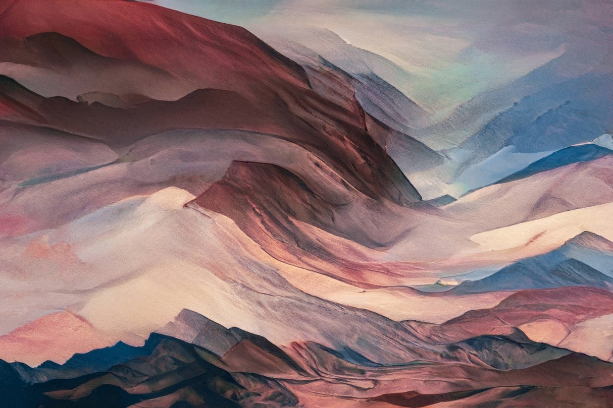 The mountains and the fog Poster och Canvastavla