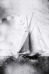 '...I am sailing, stormy waters, to be free..' Poster och Canvastavla