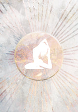 Sun Boho Yoga Marble 2 Poster och Canvastavla