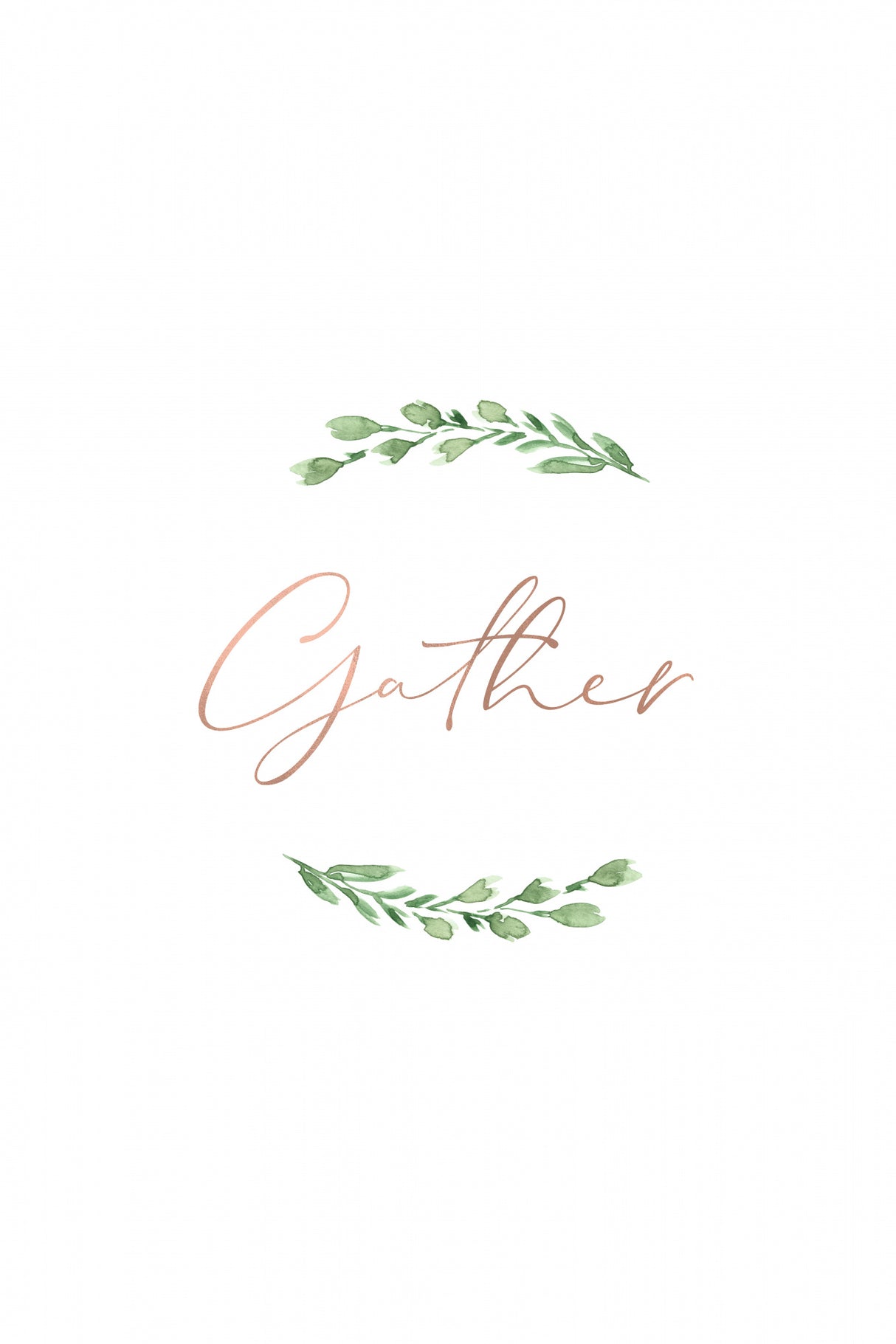 Gather Poster och Canvastavla