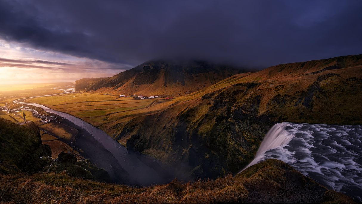 A different Skogafoss Poster och Canvastavla