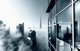 Foggy City Poster och Canvastavla