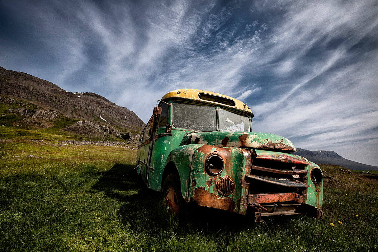 Old Green Poster och Canvastavla