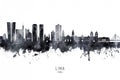 Lima Peru Skyline Poster och Canvastavla