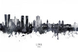 Lima Peru Skyline Poster och Canvastavla