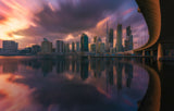Clouds over Dubai Poster och Canvastavla