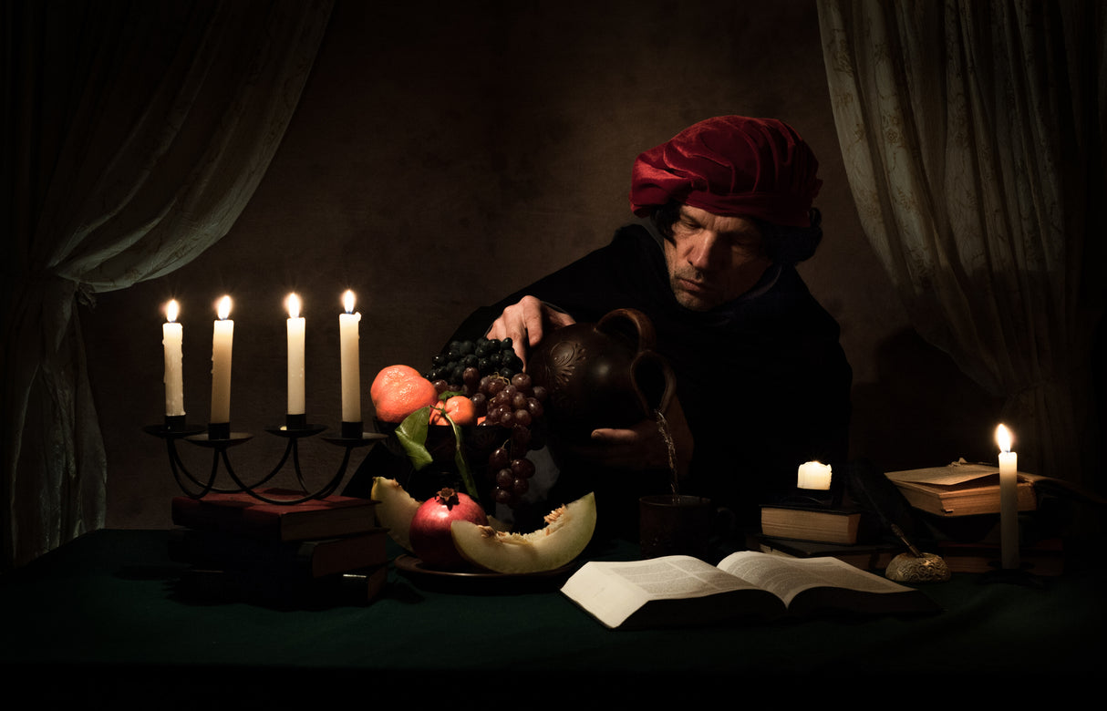 Portrait with candles Poster och Canvastavla