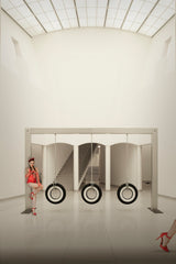 The red point Poster och Canvastavla