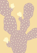 Cactus Yellow Poster och Canvastavla