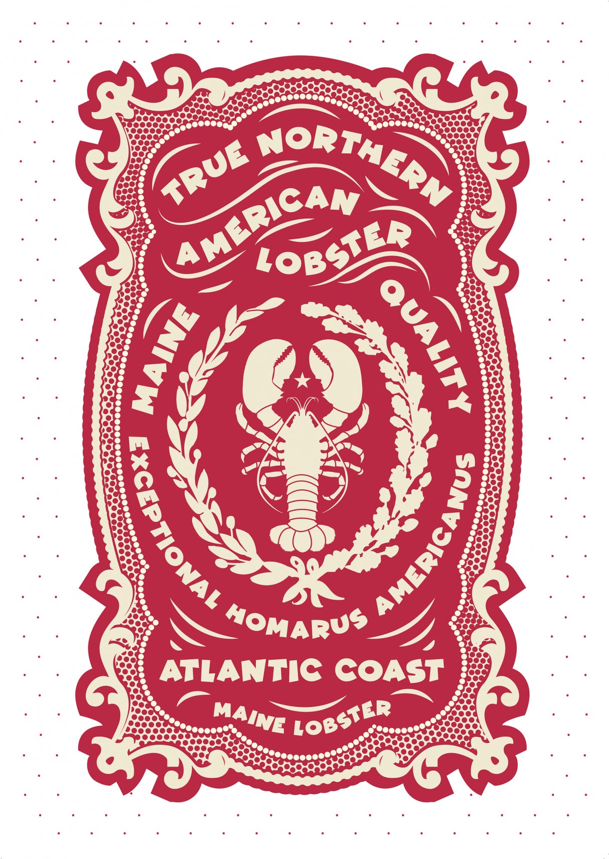 Red Lobster Poster och Canvastavla