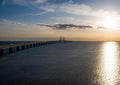 Öresundsbron solnedgång Christoffer Borg Mattisson