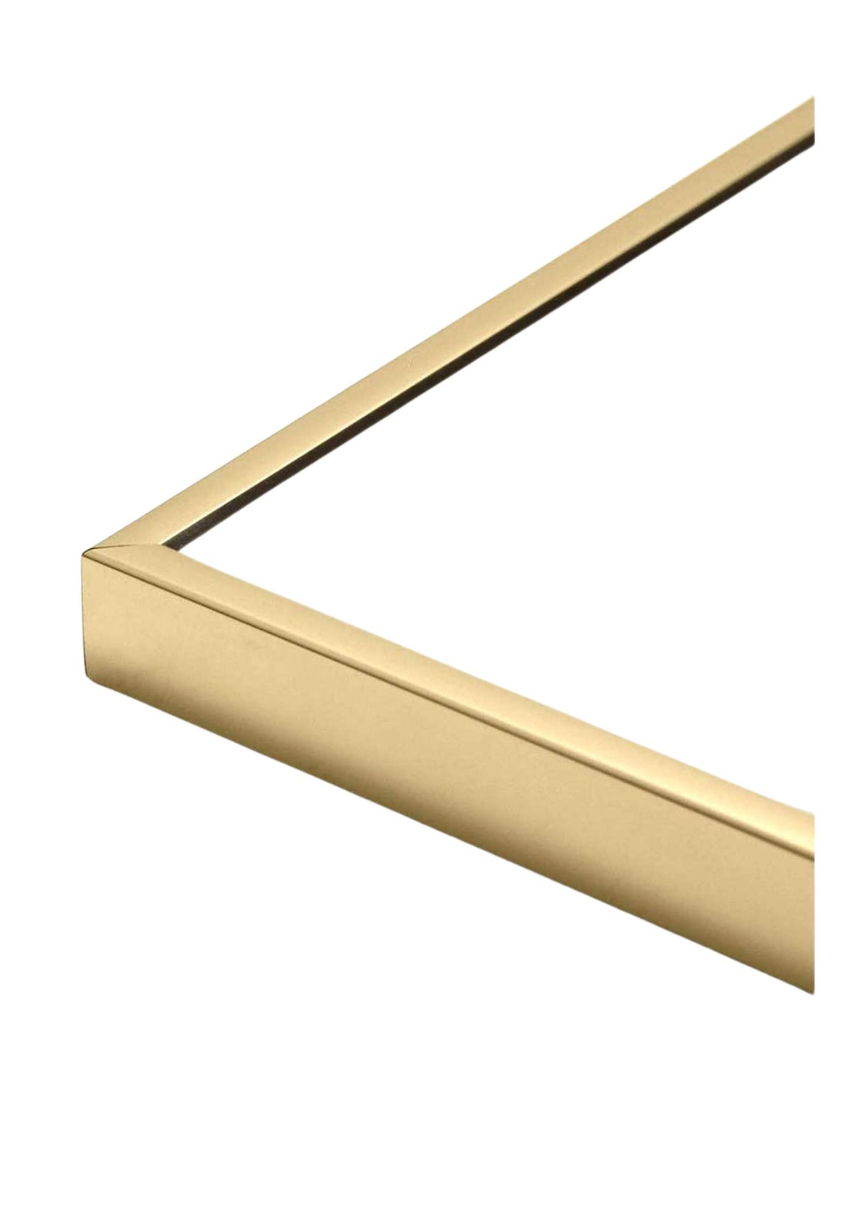 Metallram guld 70x100